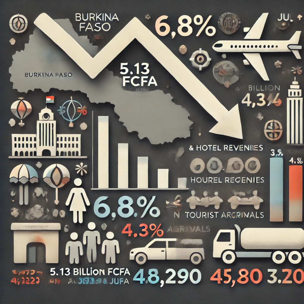 Burkina Faso/Tourisme et hôtellerie : Baisse des recettes en juillet 2024