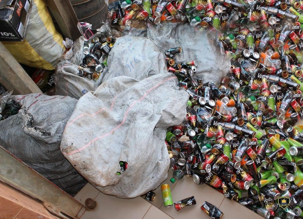 Ouagadougou: Saisie importante de boissons frelatées au quartier Cissin