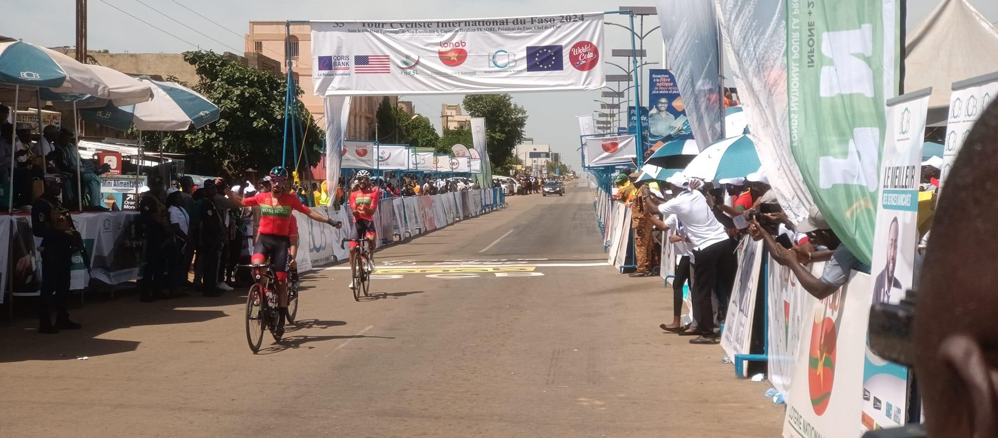 Tour du Faso 2024 : Le Marocain El Kouraji Mohcine triomphe lors de la première étape