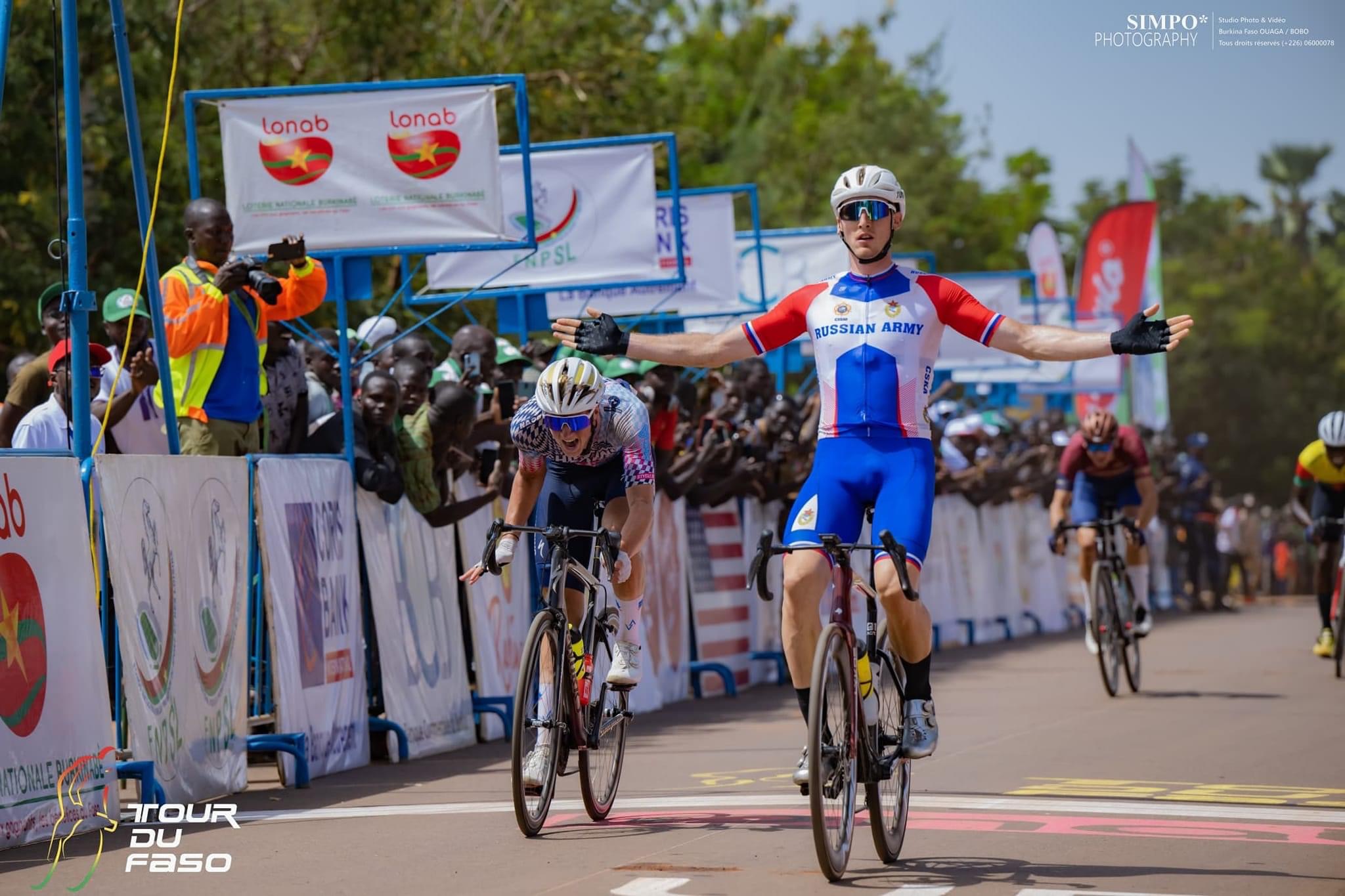 Tour du Faso 2024 : Le Russe Anton Popov remporte la 4e étape entre Réo et Boromo