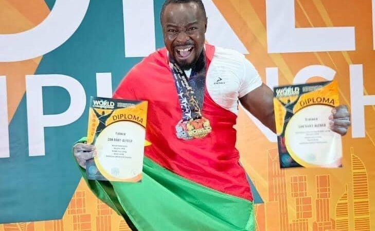 Championnat du Monde de Powerlifting à Moscou : le Burkinabé Zan Bady encore paré d&rsquo;or au Développé-couché (Benchpress)