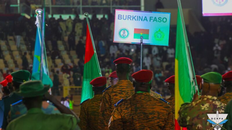 Sport militaire: Le Burkina participe aux 2e Jeux Militaires Africains