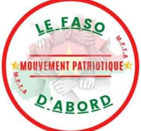 Soutien au combat pour la souveraineté : Le MPFA-BF appelle à l&rsquo;unité et à la vigilance au sein de l&rsquo;AES