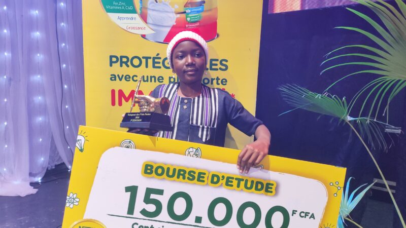 Concours « Les P’tits Poètes » : Grâce Traoré couronnée pour son engagement en faveur de l’environnement