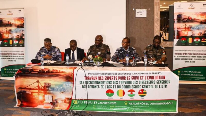 Burkina Faso : Réunion des experts pour évaluer l’interconnexion des systèmes informatiques douaniers des pays de l’AES et du Togo