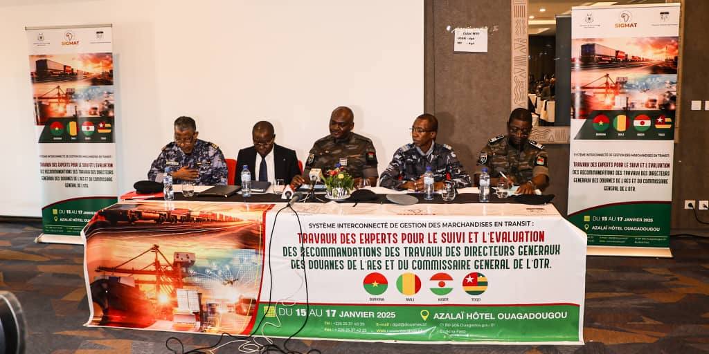 Burkina Faso : Réunion des experts pour évaluer l’interconnexion des systèmes informatiques douaniers des pays de l’AES et du Togo