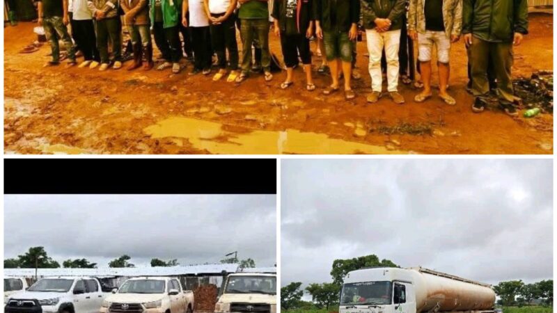 Mali : Vaste opération contre l’exploitation illégale de l’or – 28 étrangers arrêtés et des équipements saisis