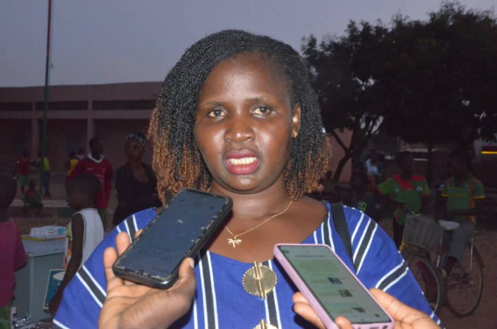 Brigitte Ouédraogo, charge de mission à la présidence, marraine de l’activité a félicité l’Association 