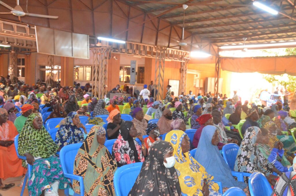 Une vue partielle  de l’assistance mobilisée pour la journée de solidarité