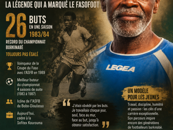 Portrait : Ousmane Zoungrana, le buteur éternel du Fasofoot