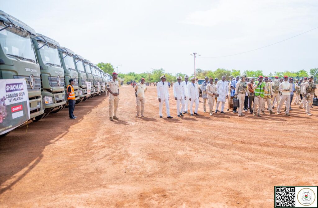 ce matériel est destiné à la mise en route des brigades de 4 régions que sont les Tannounyan, le Djôrô, le Nando et le Nakambé