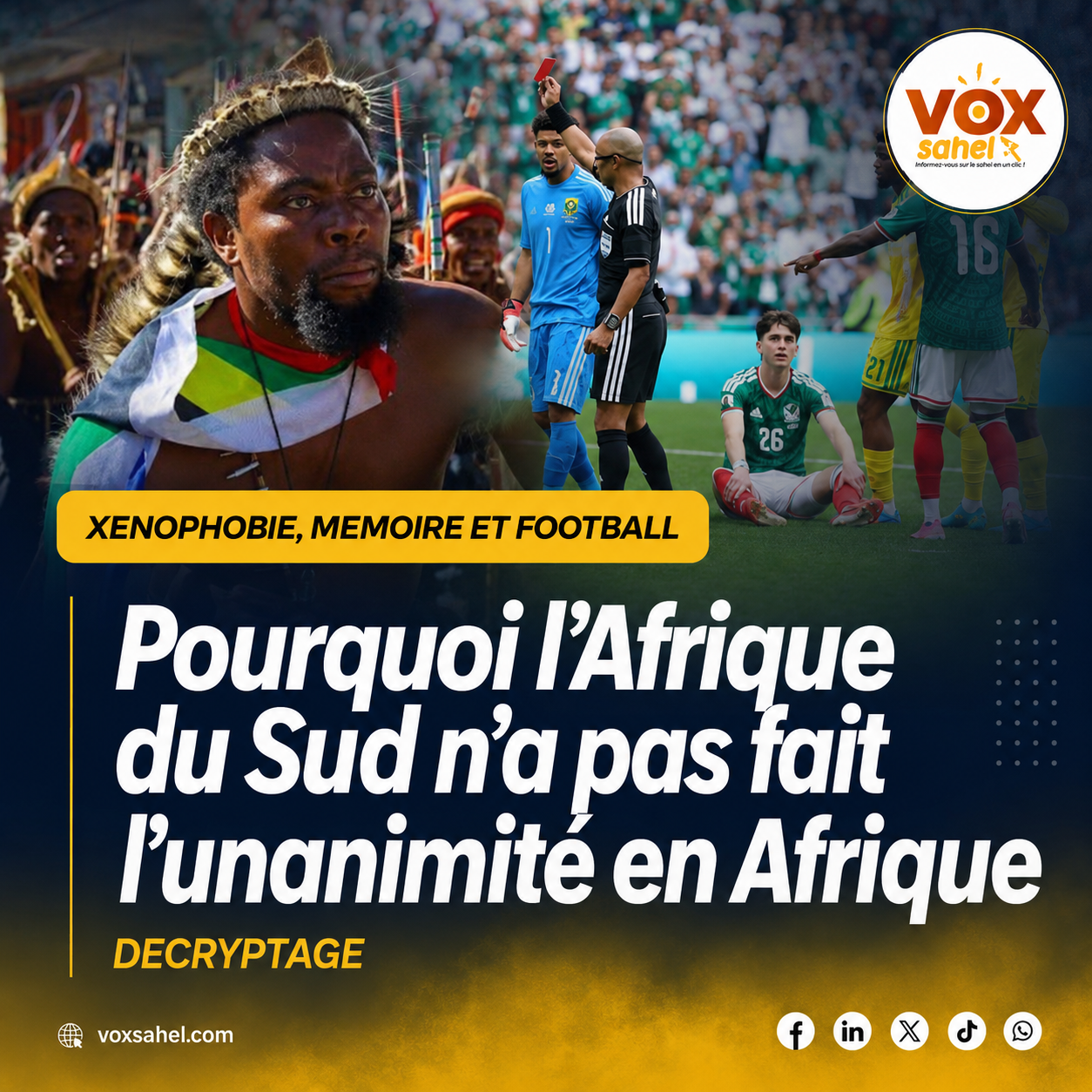 DECRYPTAGE/XENOPHOBIE, MEMOIRE ET FOOTBALL : Pourquoi l’Afrique du Sud n’a pas fait l’unanimité en Afrique
