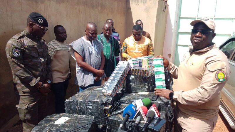 Burkina Faso : Plus de 846 millions FCFA de marchandises frauduleuses saisies par la CNLF