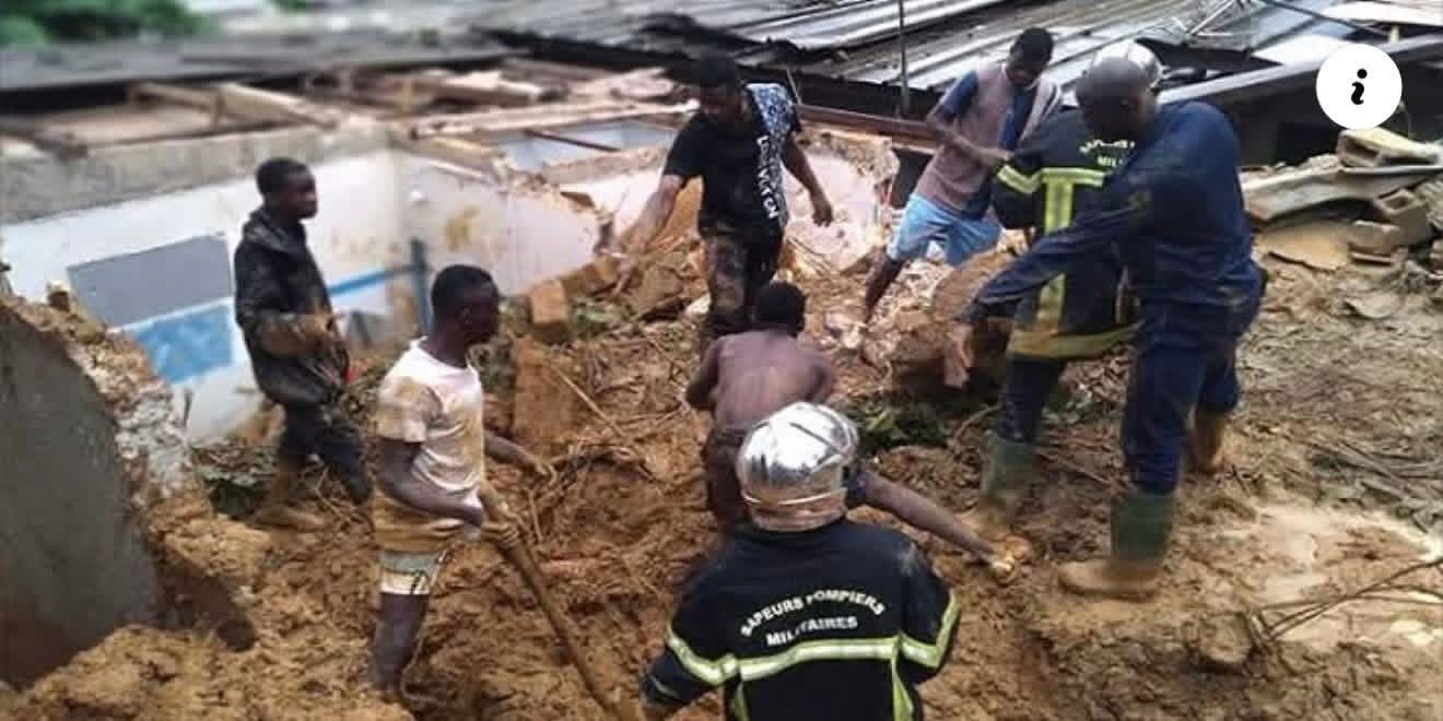 Côte d’Ivoire : un glissement de terrain meurtrier frappe Attécoubé après des pluies diluviennes