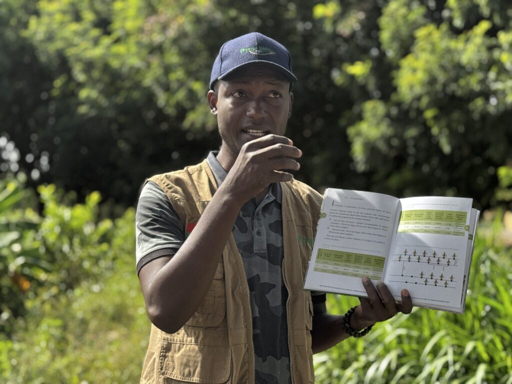 Oumarou Compaoré, promoteur de la Ferme Djoda et principal formateur