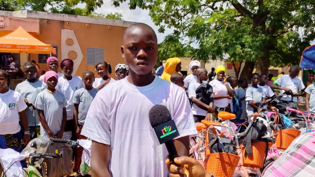 Ouédraogo Loukmane, de l’école Koumbia C, s’est classé premier de la CEB