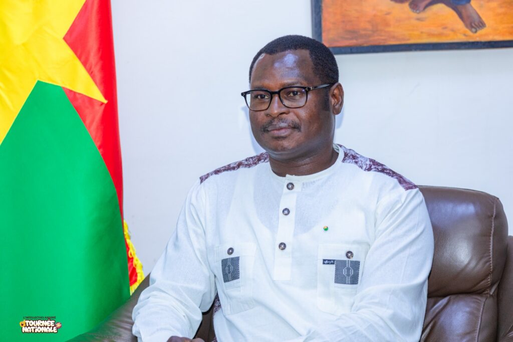 Le ministre de la Communication, de la Culture, des Arts et du Tourisme, Pingdwendé Gilbert Ouédraogo