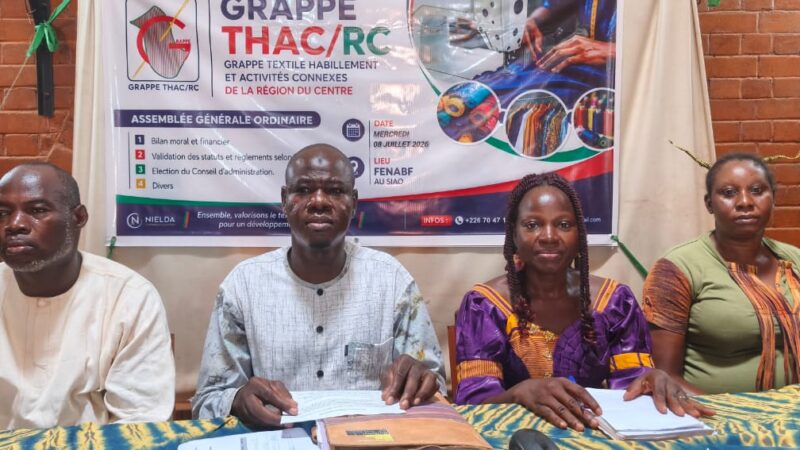 Habillement et textile : La GTHAC veut accélérer la transformation du textile burkinabè