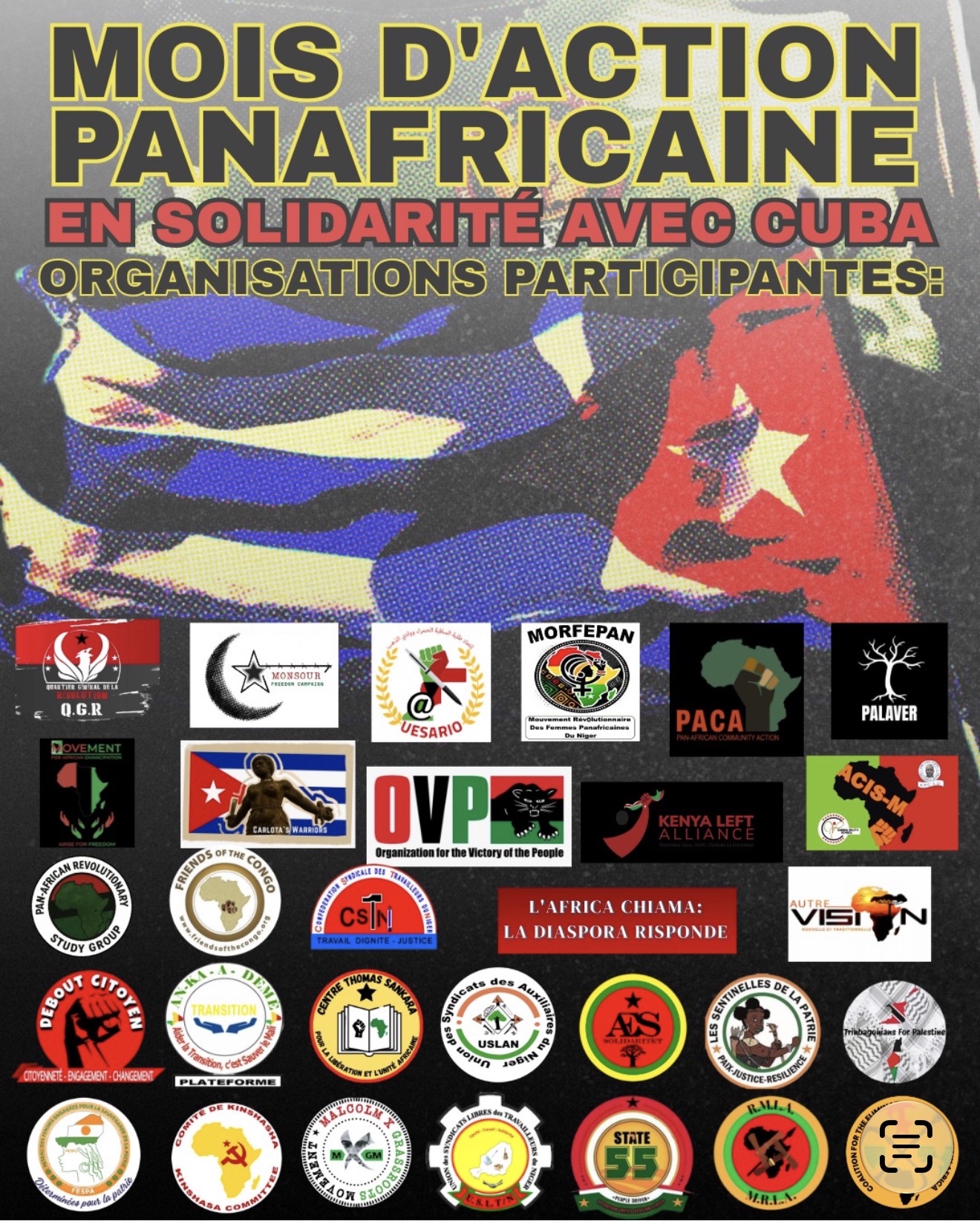 Cuba sous pression américaine : Une coalition panafricaine mobilise les peuples pour la solidarité